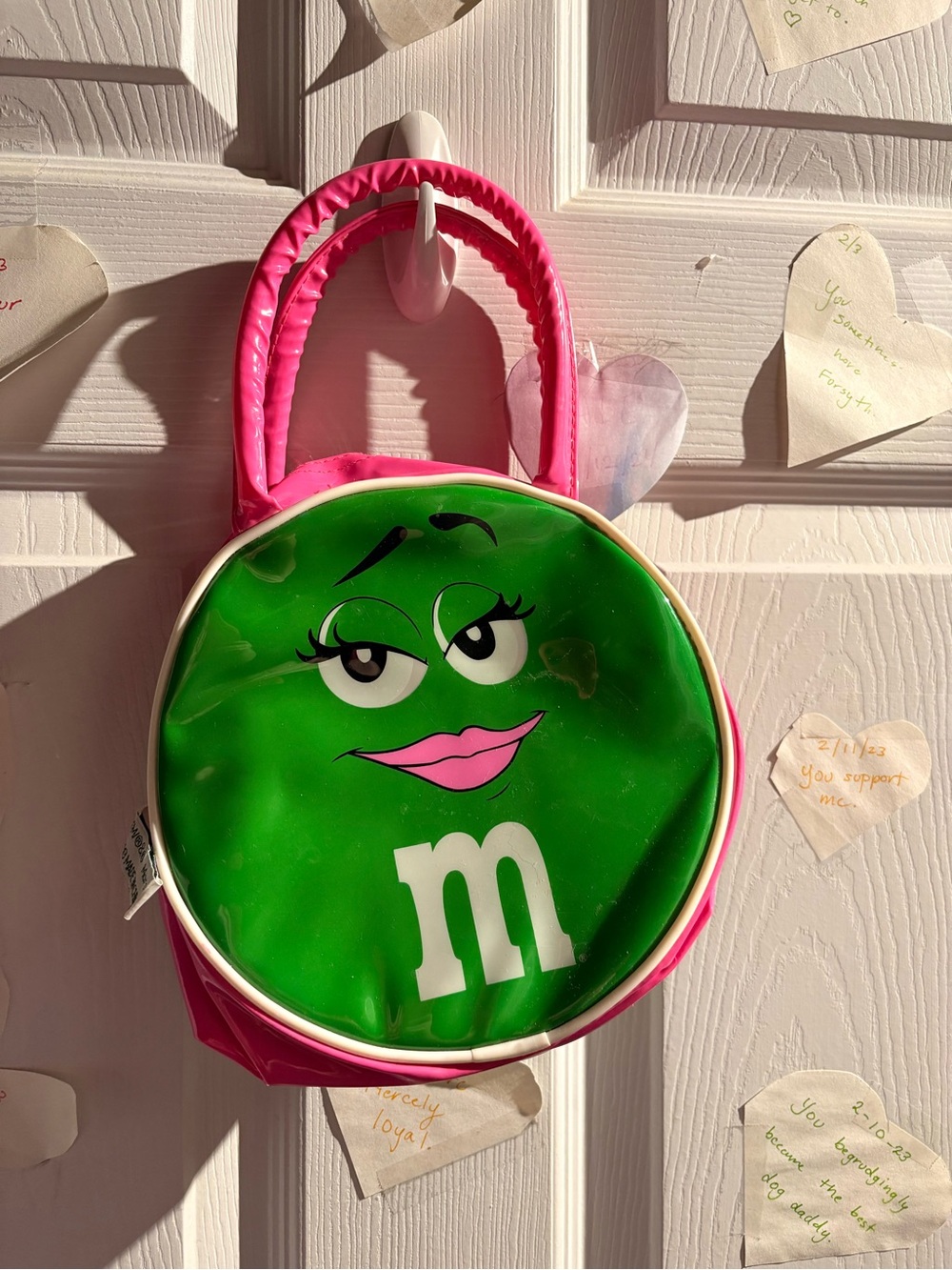 M&M Purse Bag Tote y2k Vintage Mars Miss Candy Green - Picture 2 of 5